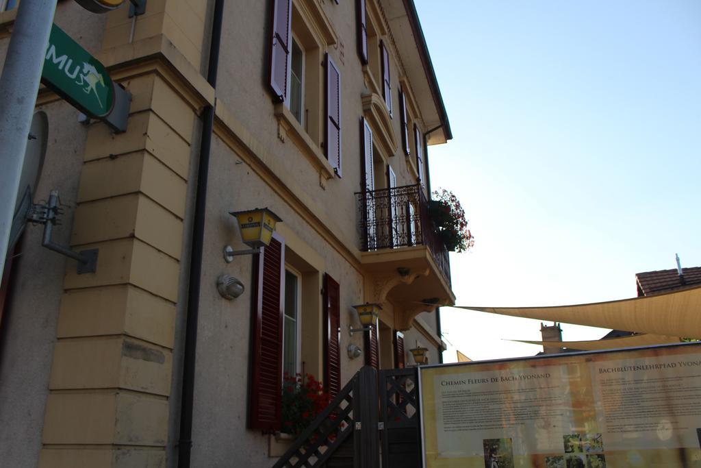 Hotel De La Gare Yvonand Exterior foto